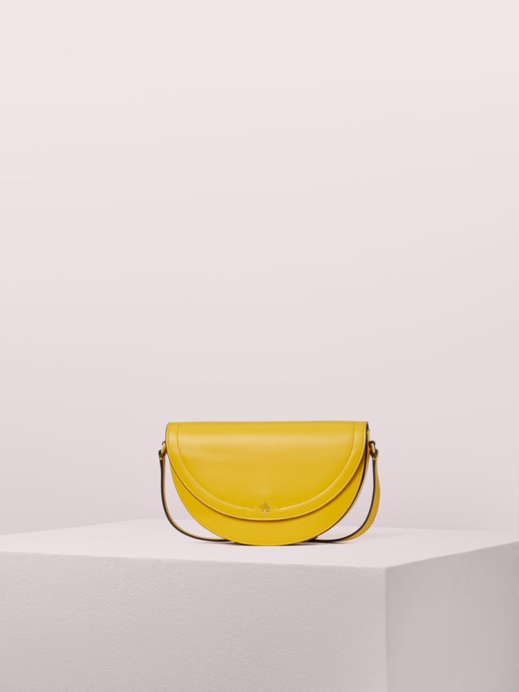 Andi Half Moon Crossbody, Vibrant Canary, Product