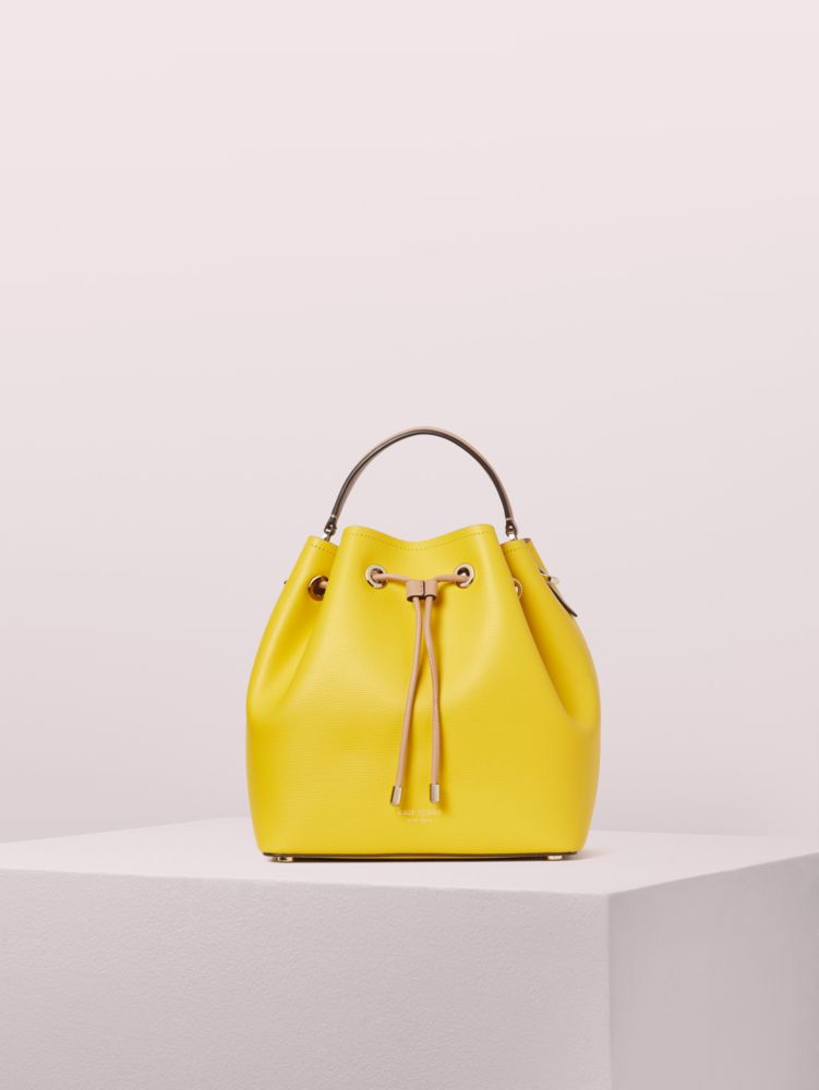 bucket bag yellow