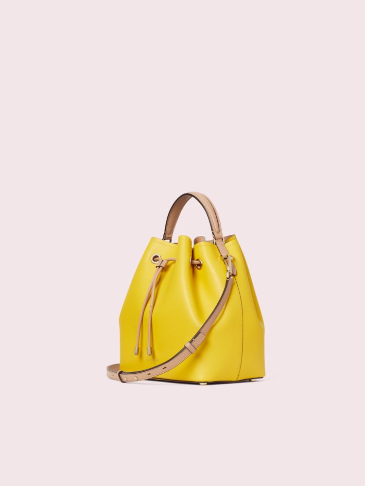 kate spade yellow bucket bag
