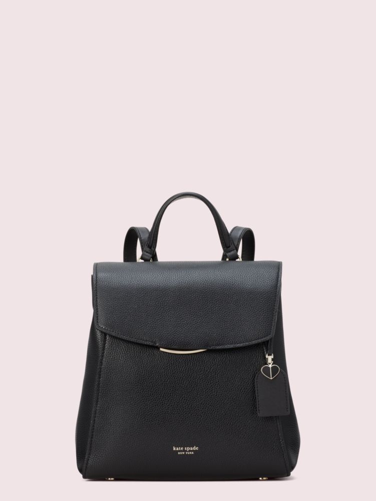 kate spade black and white backpack