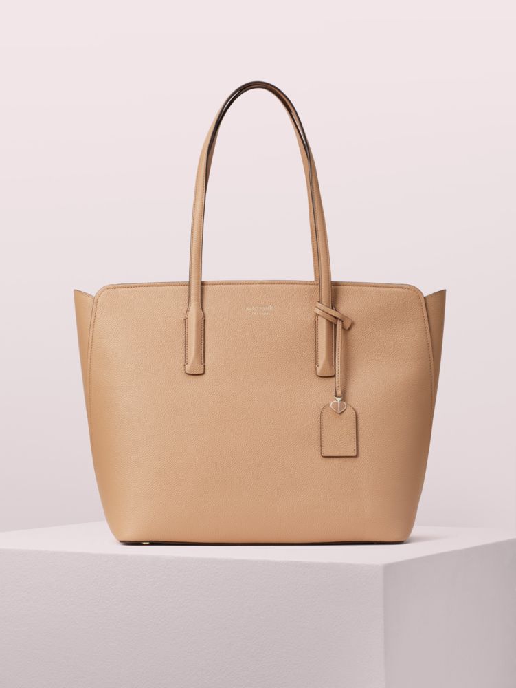 large margaux leather tote