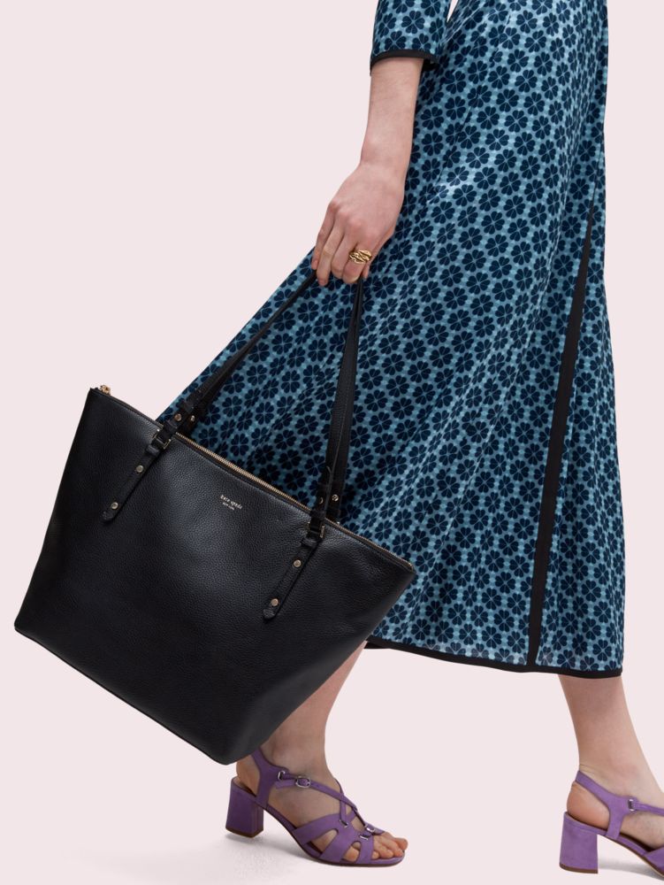 Women's black polly large tote | Kate Spade New York NL