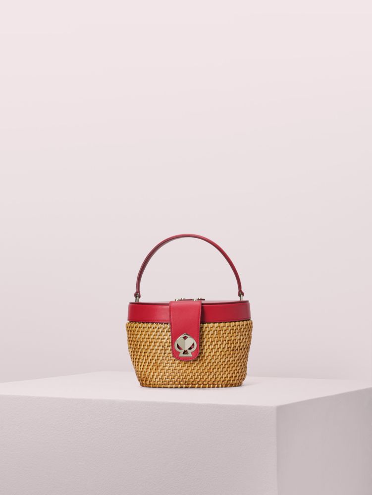 Rose Medium Top Handle Basket Bag Kate Spade New York