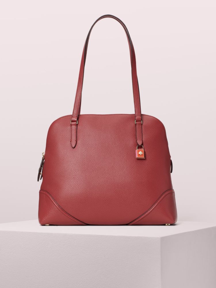 Carolyn Large Shoulder Bag, Red Jasper, ProductTile