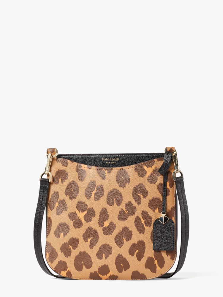 Margaux Leopard Large Convertible Crossbody, Natural Multi, Product