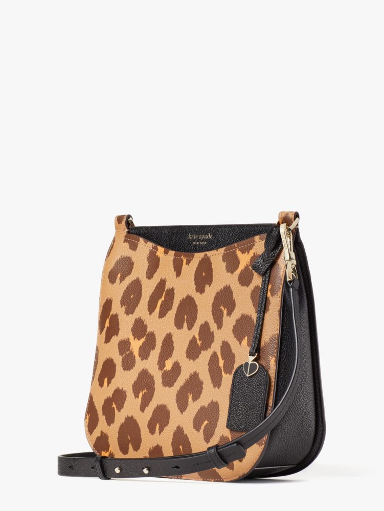 Margaux Leopard Large Convertible Crossbody, Natural Multi, Product