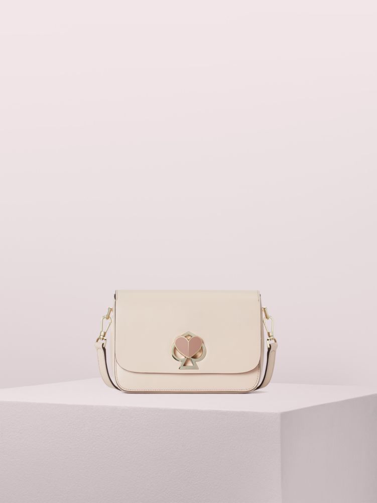 Kate Spade Nicola Twistlock Medium Convertible Crossbody, Optic White - Handbags & Purses