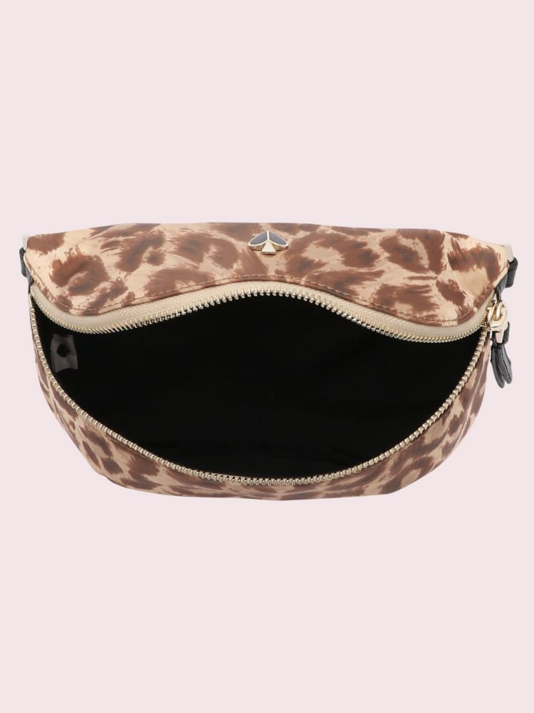 Taylor Leopard Medium Belt Bag, Natural Multi, Product