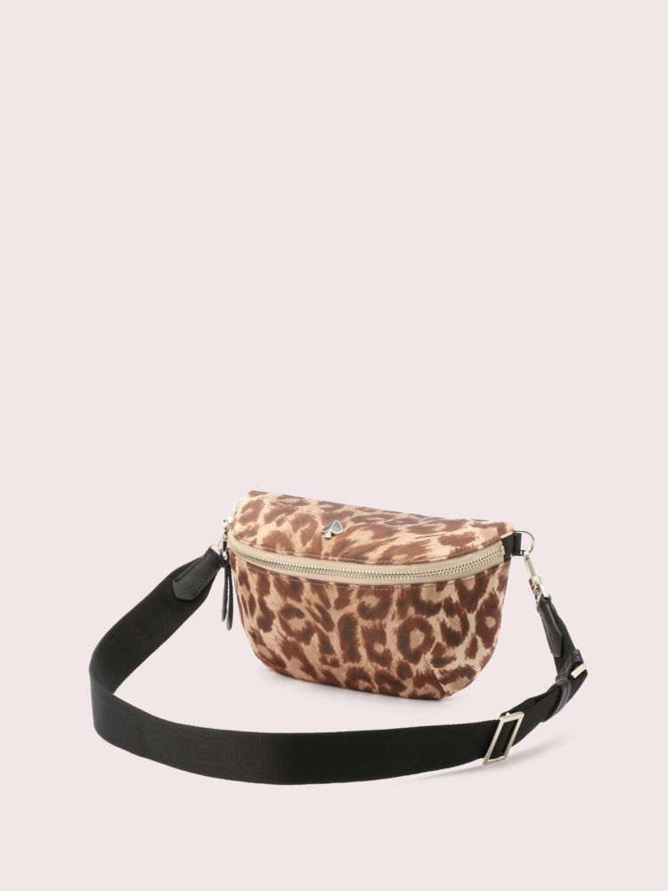 Taylor Leopard Medium Belt Bag, Natural Multi, Product