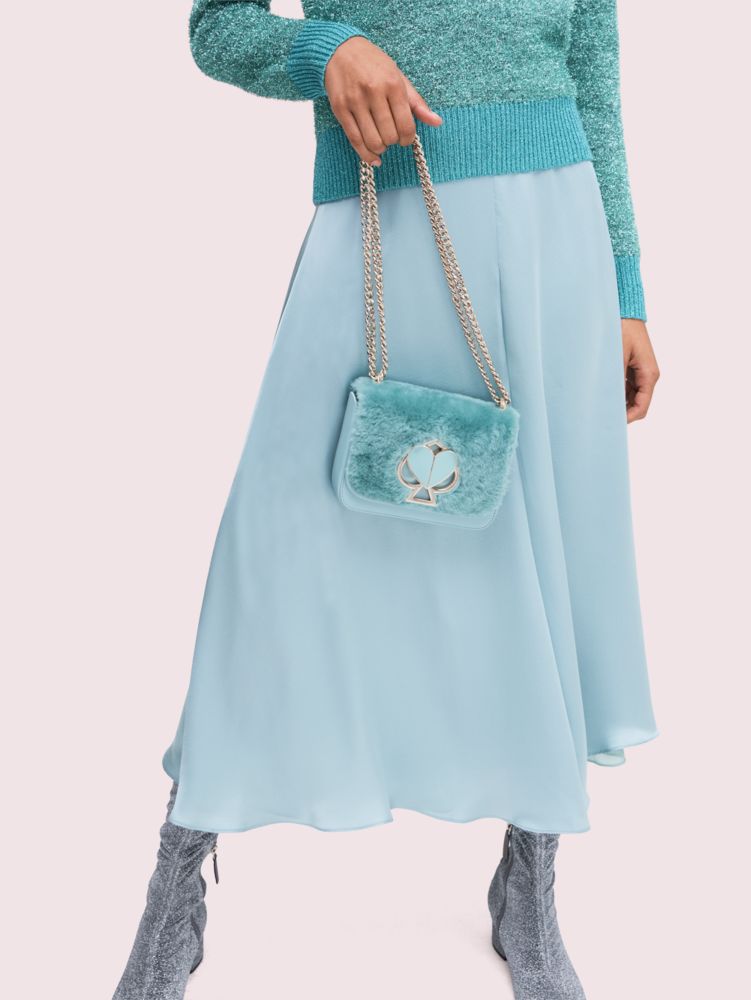 Kate Spade Nicola Twistlock Small Top Handle Bag in Blue