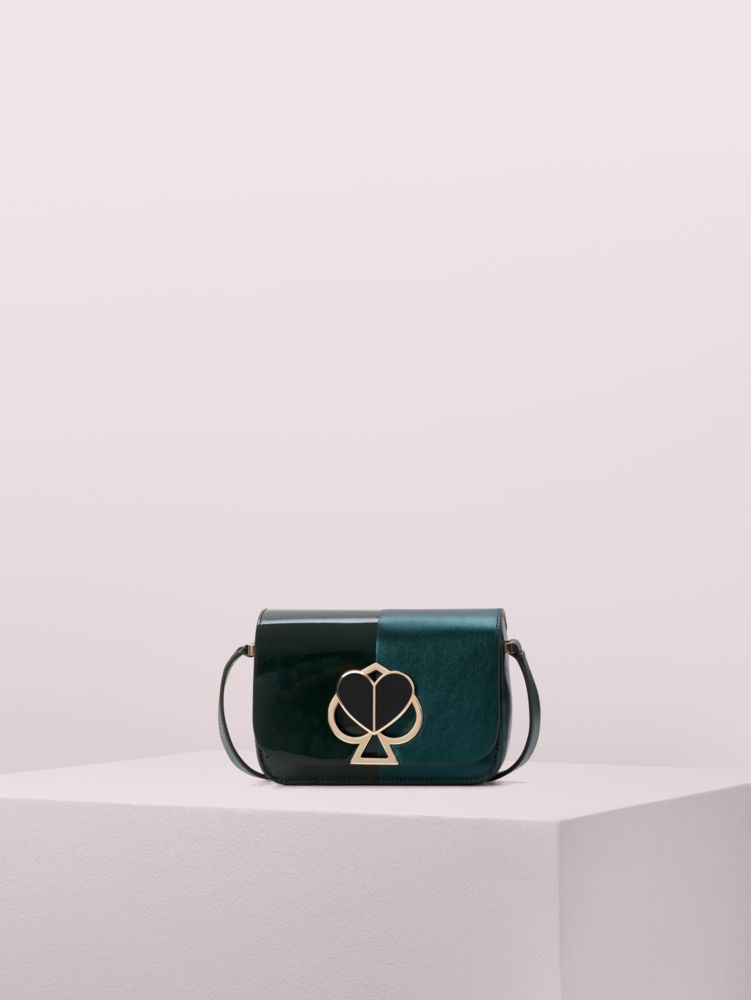 Kate Spade Nicola Twistlock Medium Shoulder Bag in Deep Evergreen