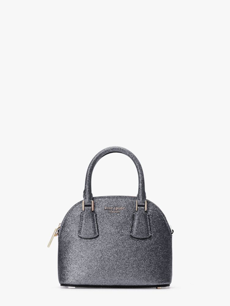 sylvia glitter mini dome satchel