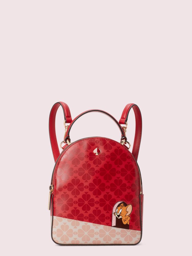 kate spade red backpack