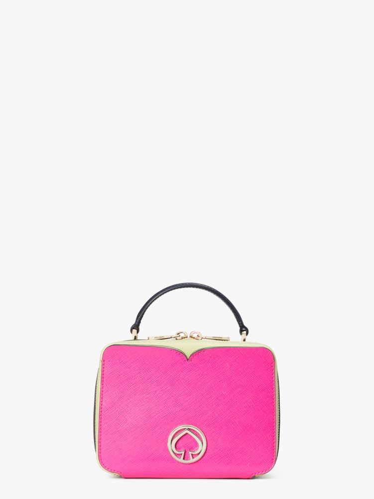 Vanity Mini Top Handle Bag, Shocking Magenta Multi, ProductTile