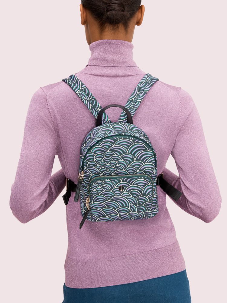 Top 61+ imagen kate spade backpack purple Thptnganamst.edu.vn