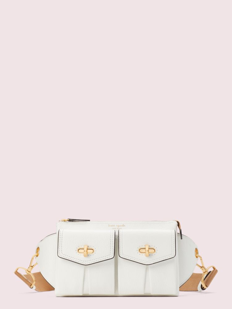 Women's optic white cargo medium belt bag | Kate Spade New York Ireland