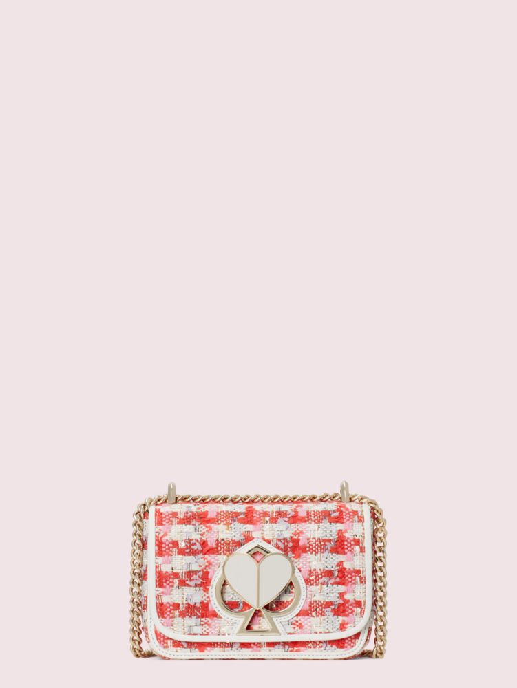 Kate Spade Nicola Faux Fur Twistlock Small Convertible Chain