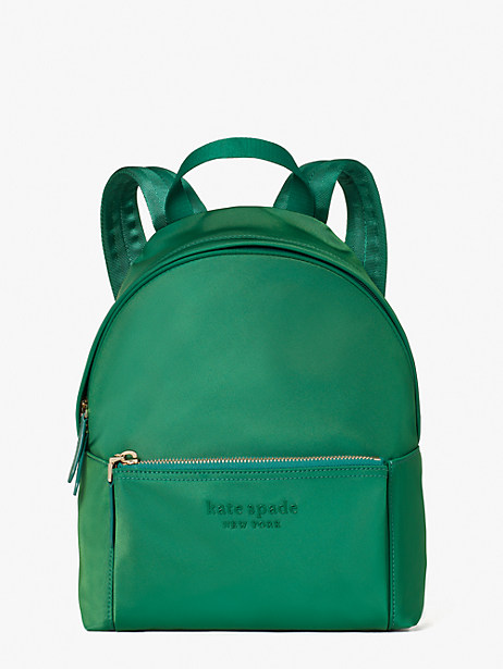 Kate Spade Nylon City Pack Medium Backpack In Deep Spruce