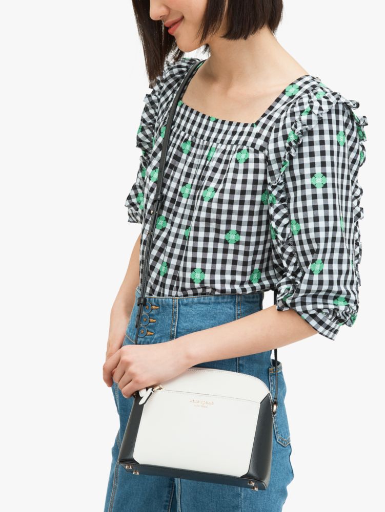 louise medium dome crossbody, parchment multi, productThumbnail