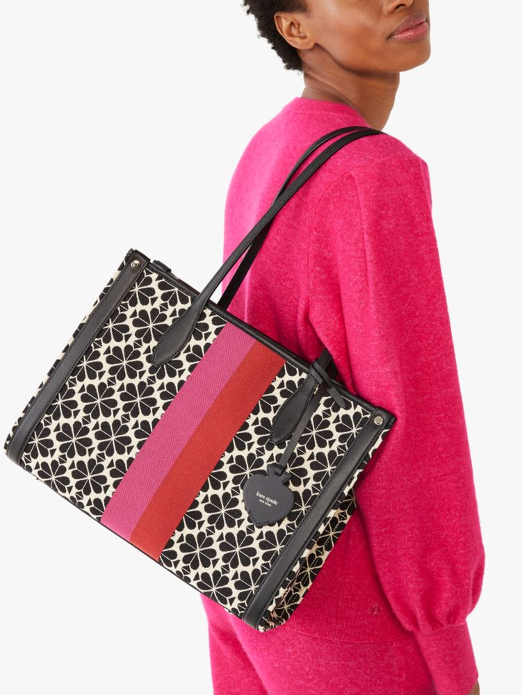 Spade Flower Jacquard Stripe Market Medium Tote | Kate Spade New York