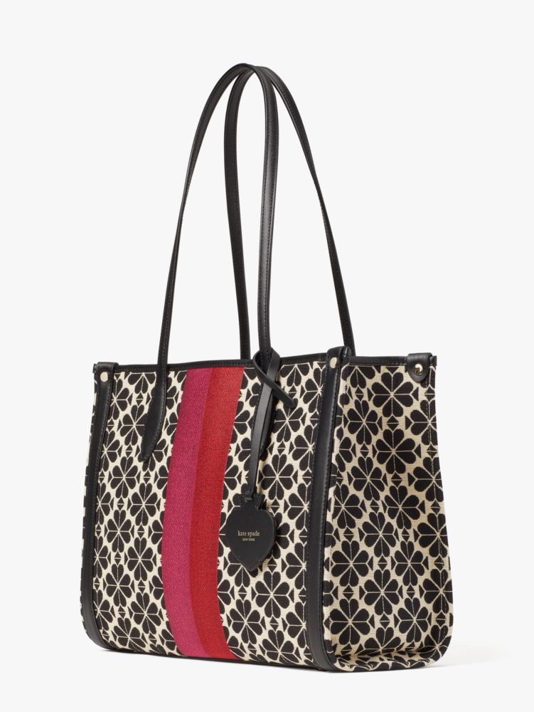 Spade Flower Jacquard Stripe Market Medium Tote | Kate Spade New York