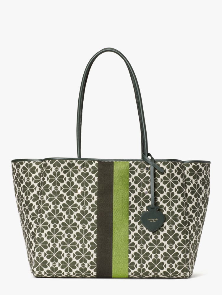 Kate Spade Spade Flower Jacquard Stripe Everything Large Tote. 1