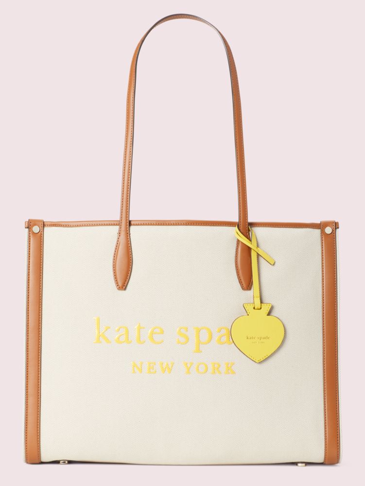 kate spade beach bag black and white