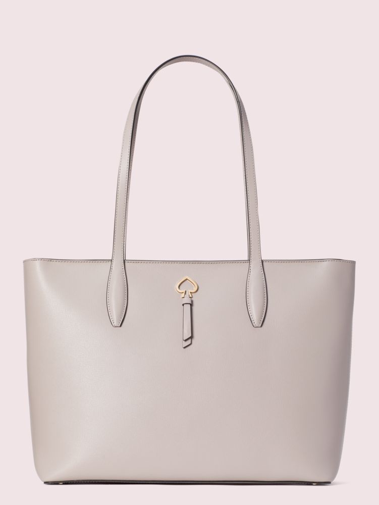 Adel Large Tote, Soft Taupe, ProductTile