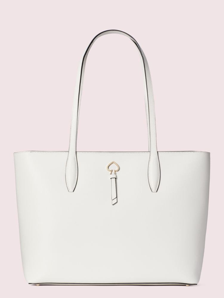 Adel Large Tote, Optic White, Product