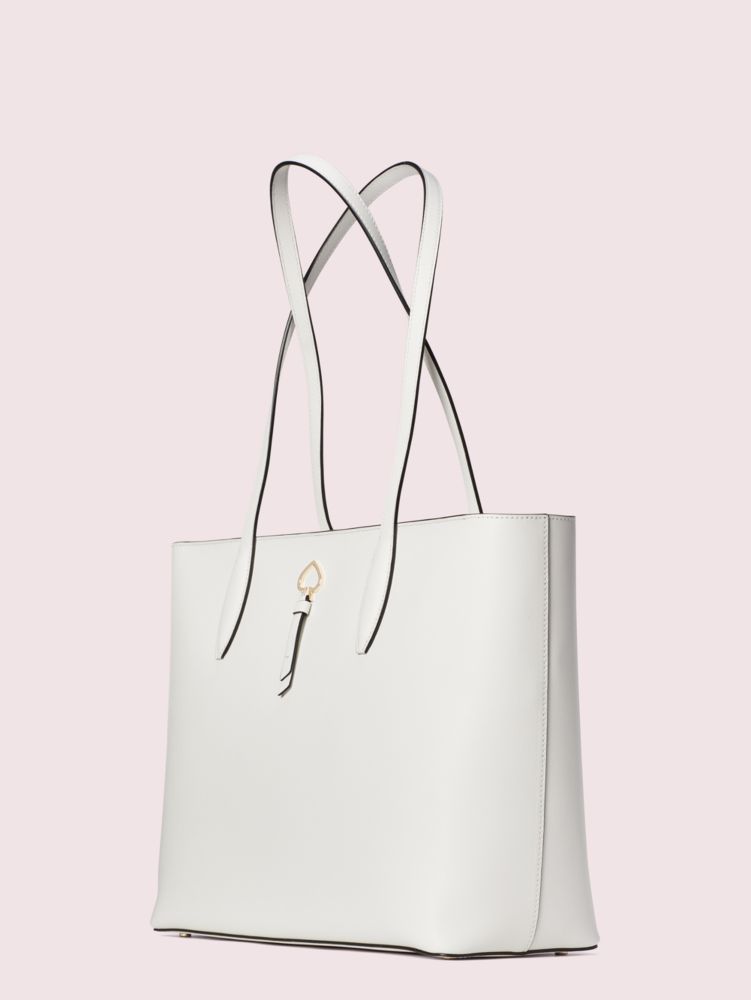 Adel Large Tote, Optic White, Product