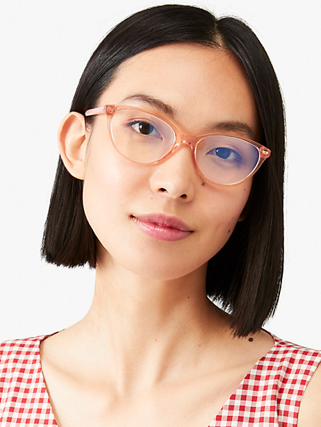 Kate Spade Roanne Readers With Blue-light Filters In Pomegranate