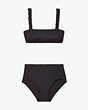 Cabana High-waist Bikini Bottom, Black, Product