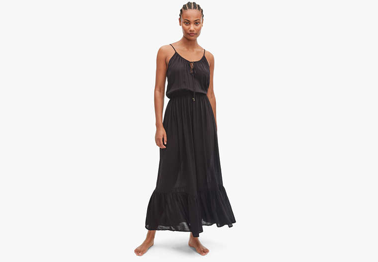 Cabana Cover-up Maxi Dress, Black, Product