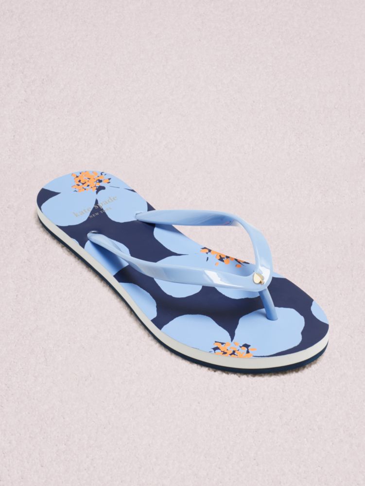 kate spade blue flip flops
