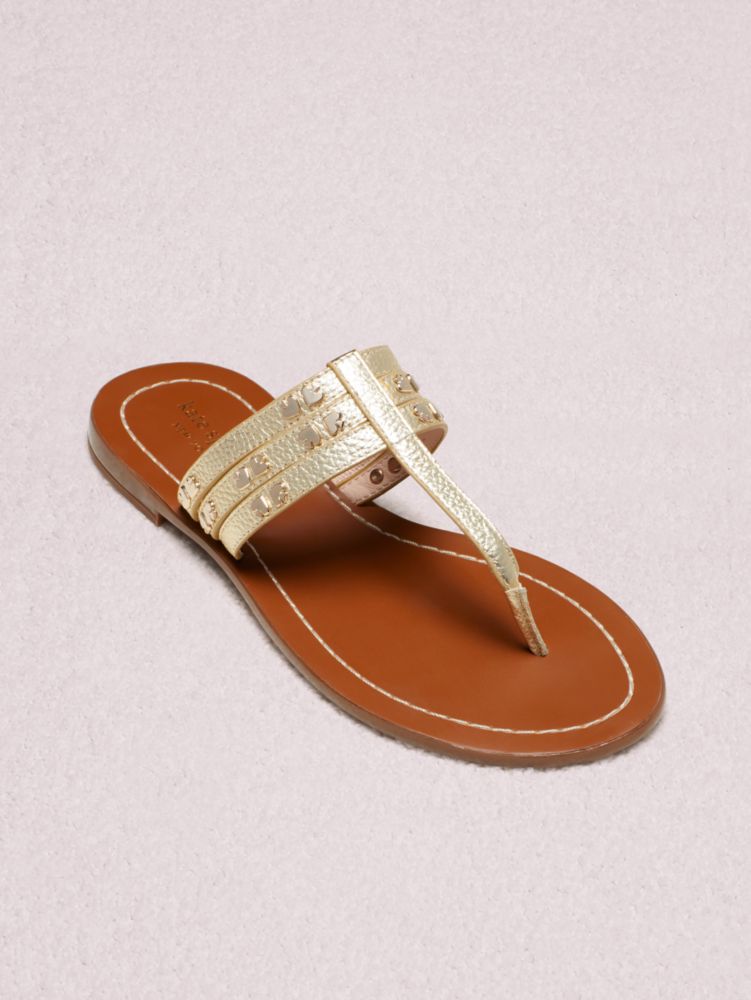 kate spade gold sandals