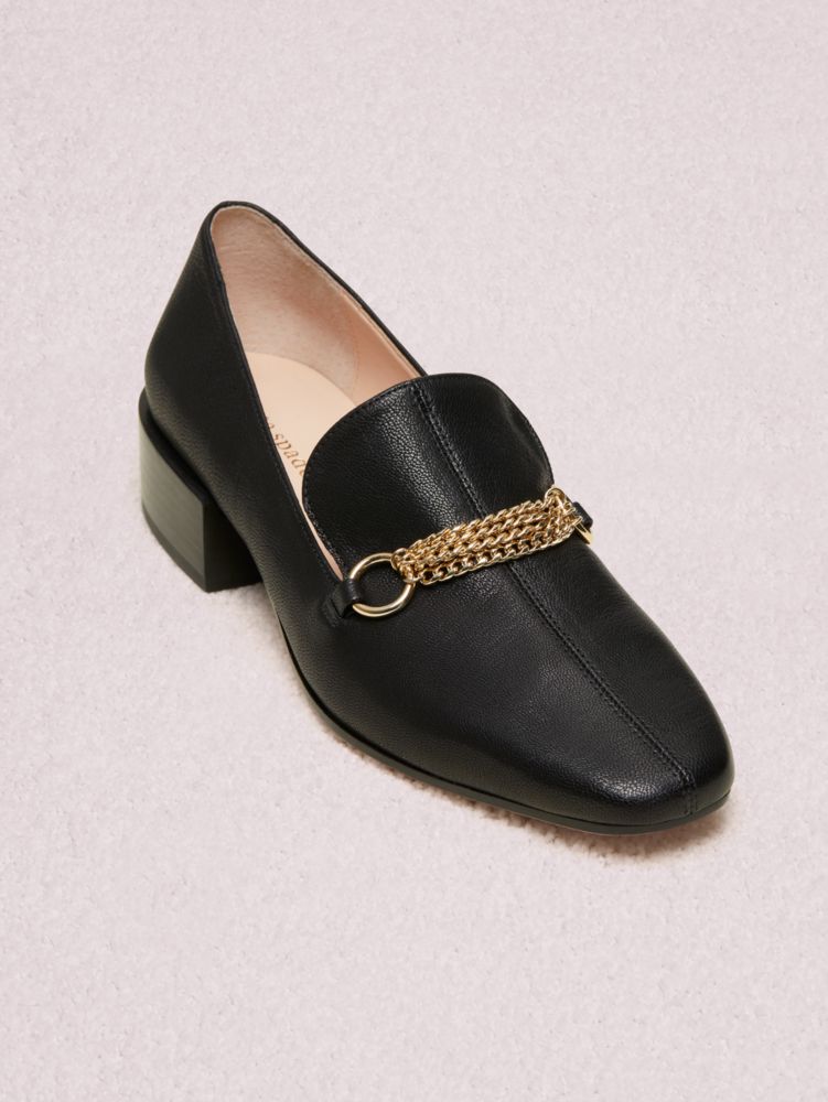 kate spade black loafers