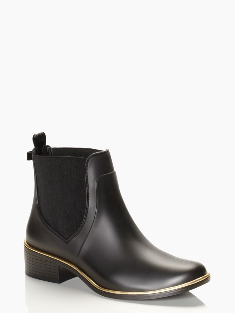 Arriba 77+ imagen kate spade black rain boots