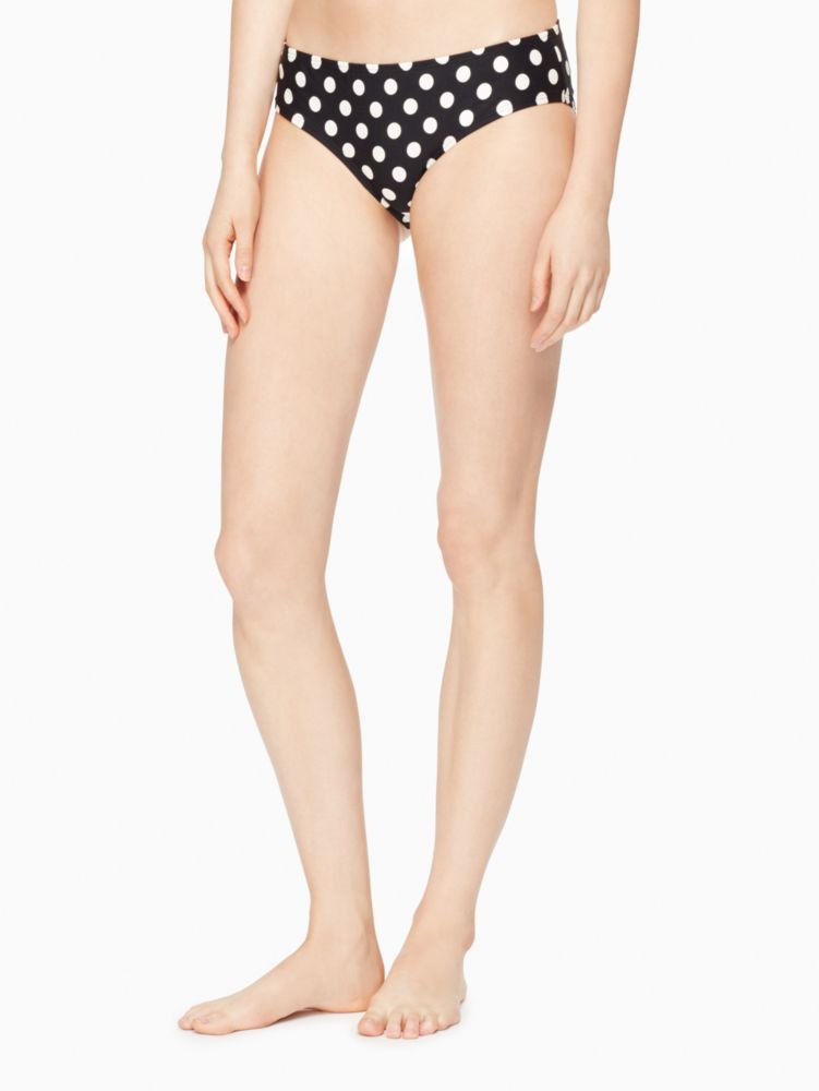 San Clemente Hipster Bikini Bottom, Black / Glitter, Product