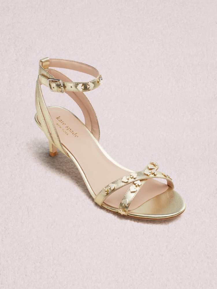 kate spade gold sandals