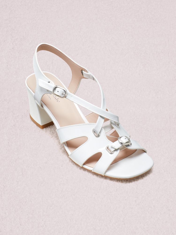 kate spade white sandals