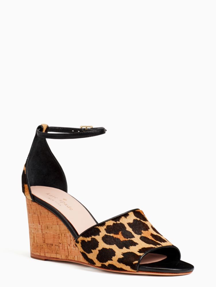 kate spade cork wedges