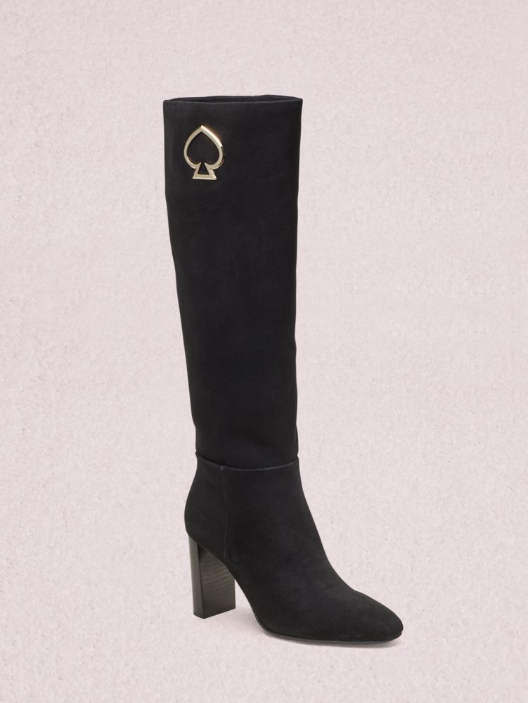 kate spade black boots