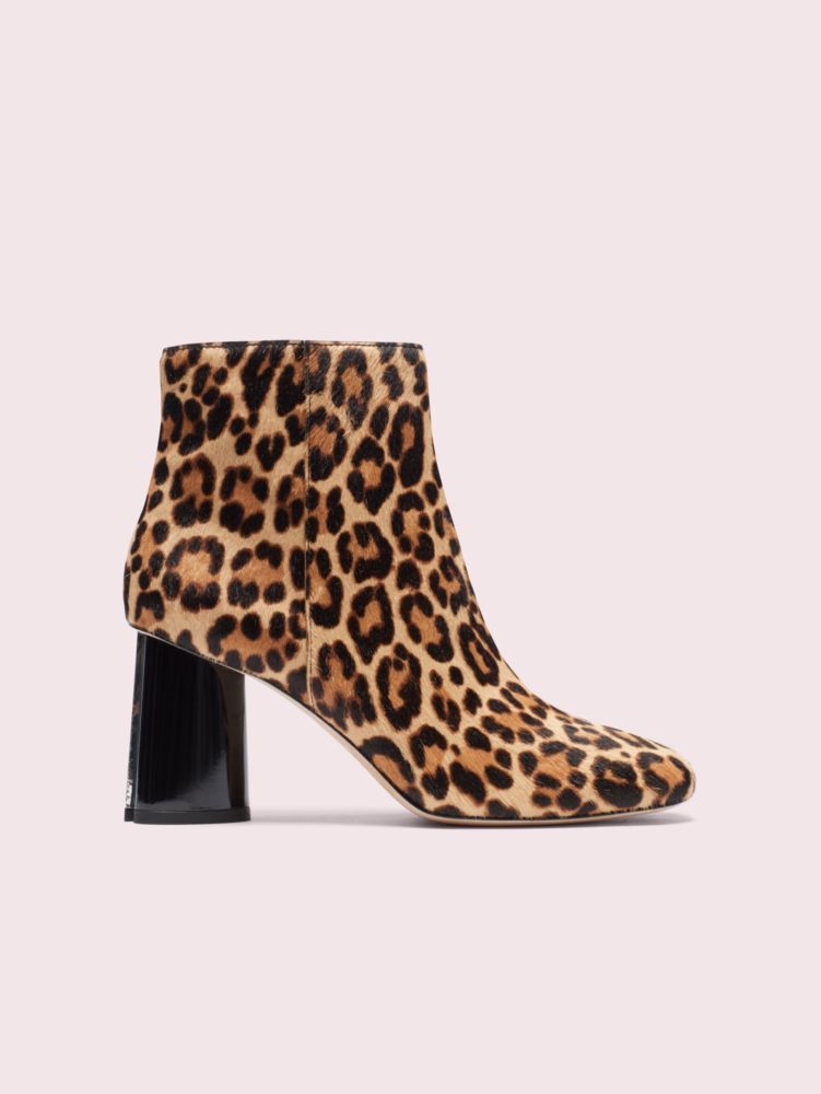 kate spade leopard booties