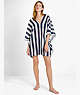 Awning Stripe Cover-up Caftan, Rich Navy Multi, ProductTile