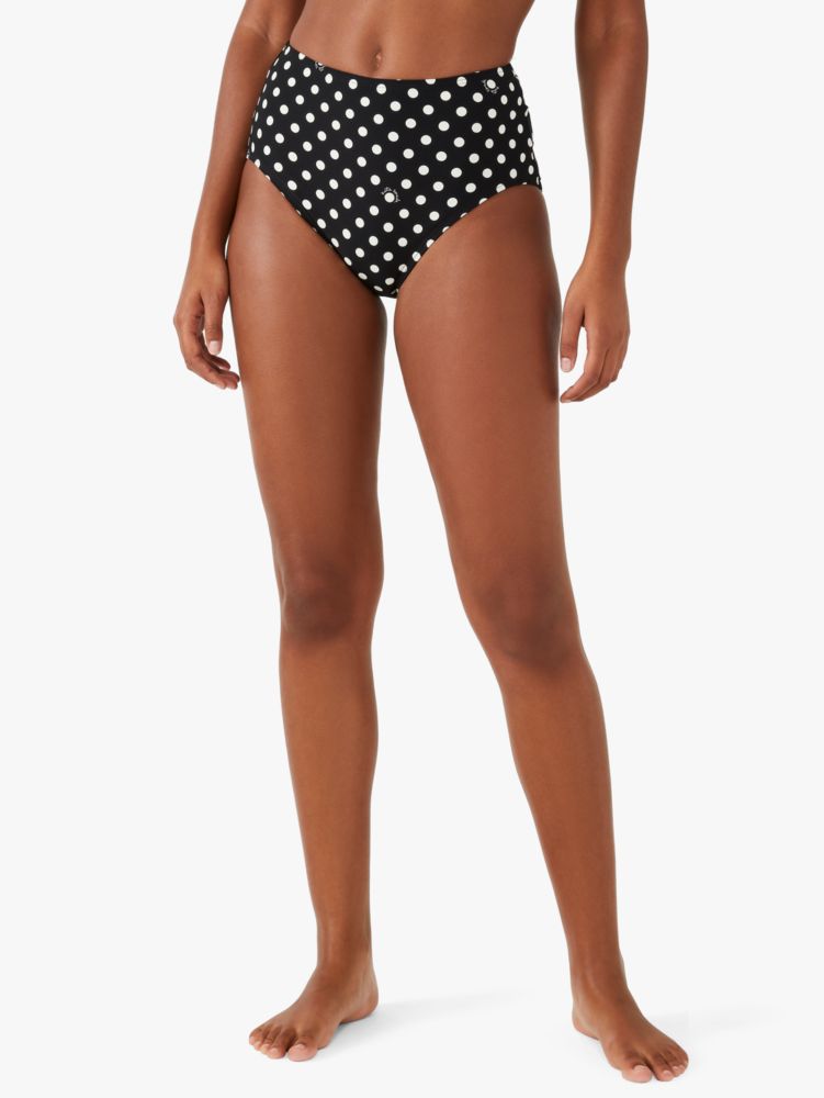 Lia Dot High Waist Bikini Bottom | Kate Spade New York