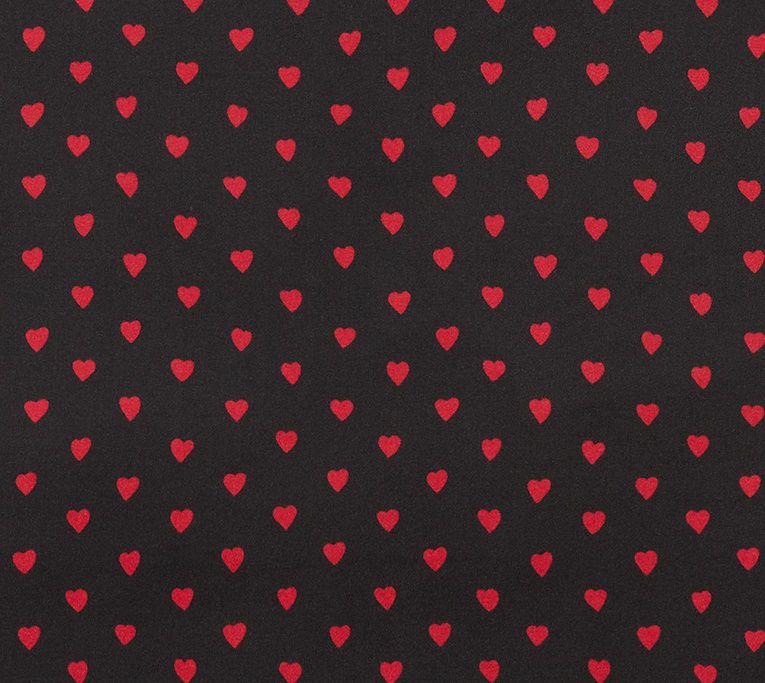 mini hearts cotton-silk bandana | Kate Spade New York
