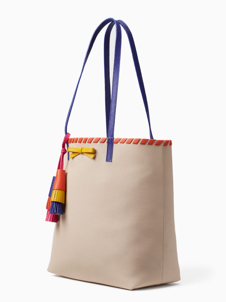 On Purpose Leather Tote With Tassel | Kate Spade New York