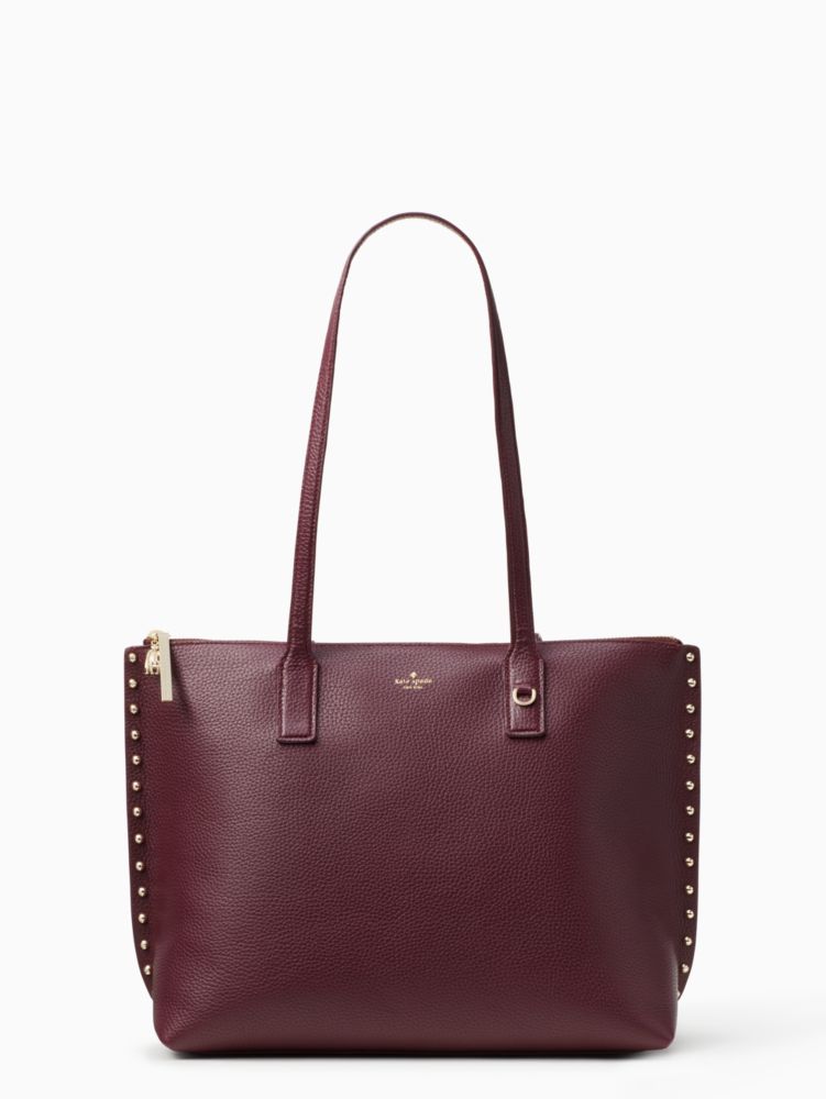 On Purpose Studded Leather Tote | Kate Spade New York