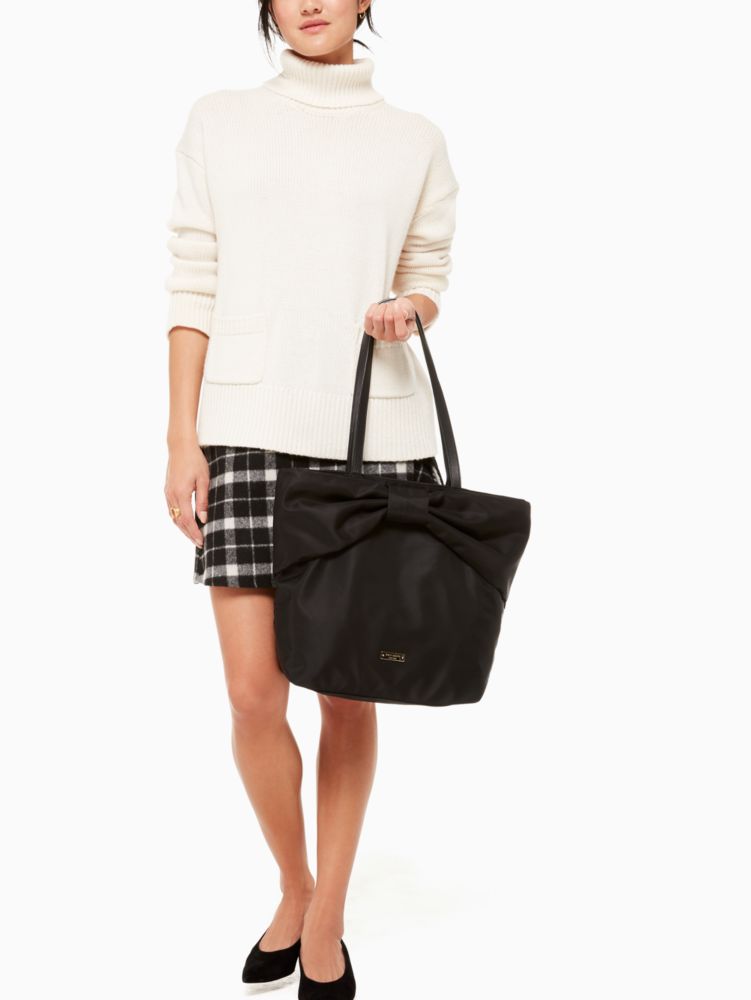 kate spade nylon bow tote