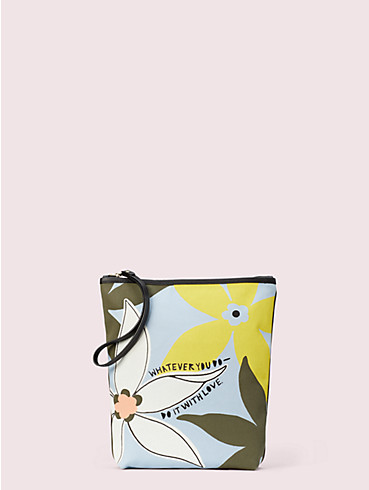 cleo wade x kate spade new york floral pouch, , rr_productgrid